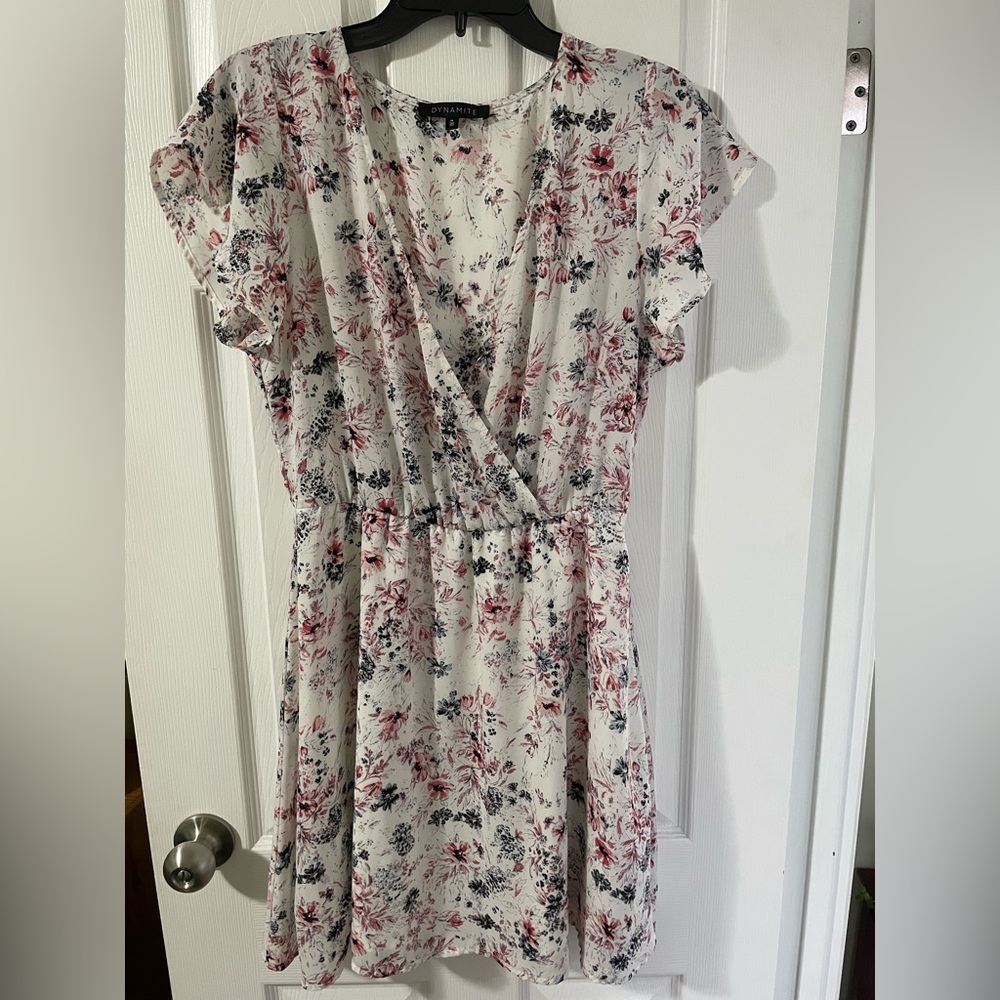Dynamite Floral Print Dress